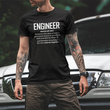 тениска engineer за забавление