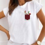 Коледни тениски за цялото семейство "Pocket" /Сет от три или четири части./